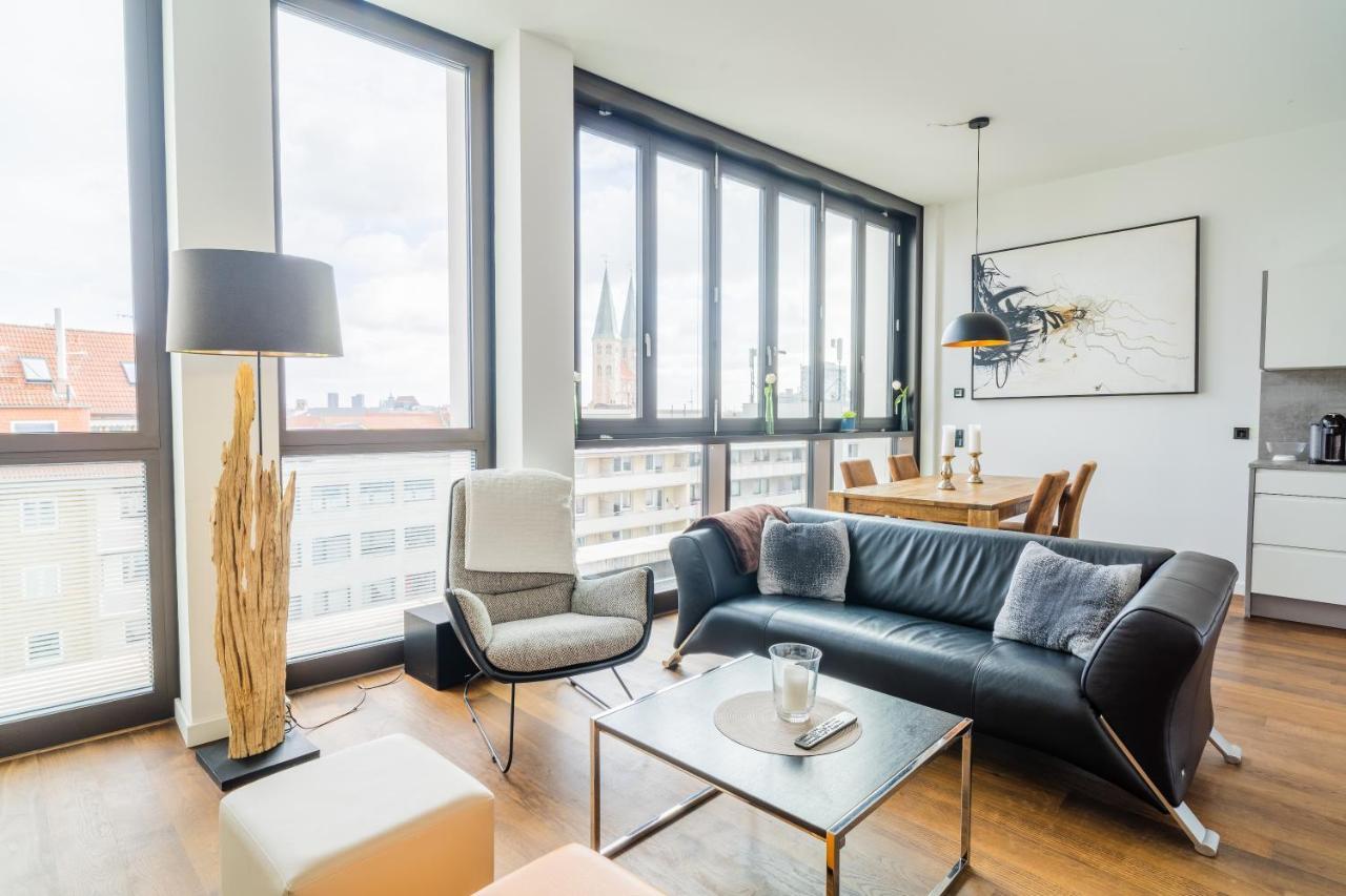 Panorama Bliss - Luxus Apartment In Braunschweig'S Altstadt Exteriör bild